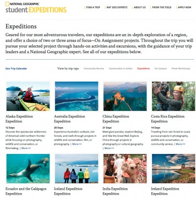 National Geographic Student Expedition Film and Photo instructor